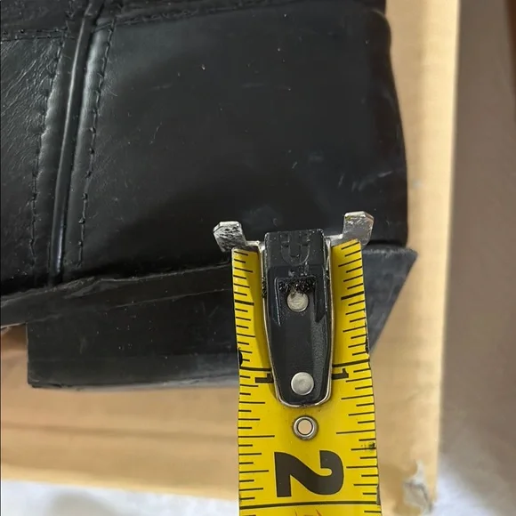 Vittorio Ricci Studio Black Leather Cowboy Boots. Size 8M. - Picture 8 of 12